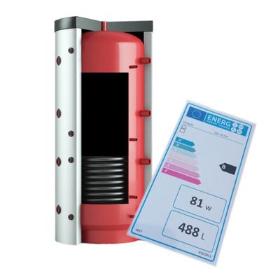 Foto van EnergyBy – Buffervat 500 liter met 1 spiraal – Energielabel B