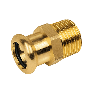 Photo of BONFIX press fitting red copper male adapter 28mm x 3/4inch FR