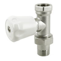 BONFIX radiator valve straight with coupling 1/2inch