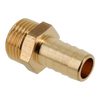 Afbeelding van BONFIX messing draadfitting slangpilaar buitendraad 1 1/2inch x 45mm MR