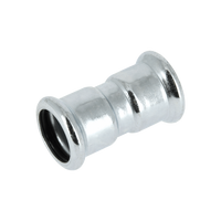 BONFIX press C-staal rechte koppeling 22mm FF