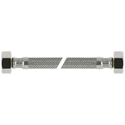 Foto van BONFIX RVS flexibele aansluitleiding 35cm 1/2inch x 1/2inch binnendraad