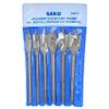 Image of GEKO Wood Flat Bit Set – 6-piece Speed ​​Drill Bits 10-25 mm | Titanium Coated