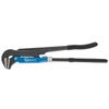Image of Adjustable pipe wrench 1 inch – 90° angle – CrV steel – Rubber grip
