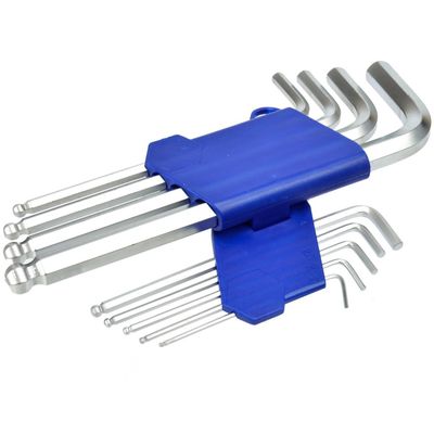 Foto van 9-delige inbussleutelset 190mm – Veelzijdige hex keys voor professionals en doe-het-zelvers