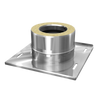 Afbeelding van SKS 100 – dubbelwandig rookkanaal rvs condensatiedop met stoelconstructie diameter Ø100-160mm