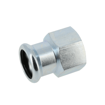 Photo of BONFIX press fitting galvanized steel female adapter 54mm x 2inch FRp