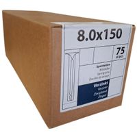 Spanhulzen 8.0 x 150 - 75 stuks