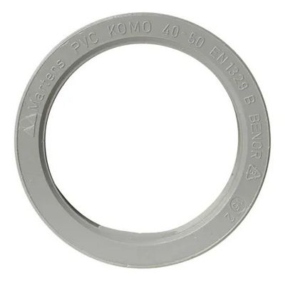 Foto van Martens PVC 40mm x 50mm verloopring inwendig grijs