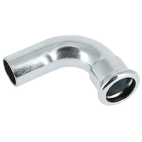 BONFIX press fitting galvanized steel push-in elbow 90 degrees 12mm MF
