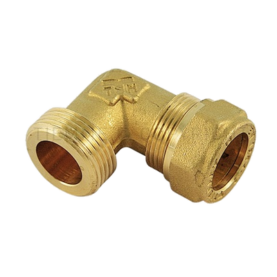 Foto van Solar messing knelfitting bocht 22mm x 3/4inch (DN16)