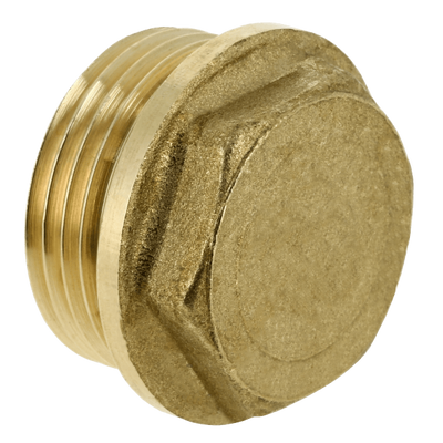 Photo of BONFIX brass threaded fitting plug with hexagon 1 1/2inch R