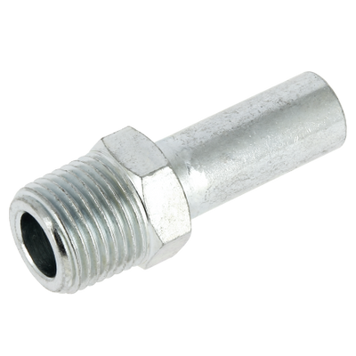 Photo of BONFIX press fitting galvanized steel push-in coupling male thread 22mm x 1/2inch MR