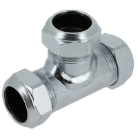 BONFIX C-staal knelfitting T-stuk 22 x 22 x 22 mm
