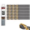 Afbeelding van Tvardy HSS Metaalboor 6.0 mm - Zwart-Goud TiN Gecoate Spiraalboor