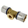 Image of Bonfix Alu-press brass press fitting Tee 63mm x 1inch x 63mm FRpF