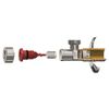 Afbeelding van Anco hoekstopkraan 1/2inch x 1/2inch met rozet, rvs filter en automatisch uitschakelsysteem