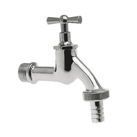 BONFIX sanitaire tapkraan verchroomd met slangkoppeling 1/2inch R