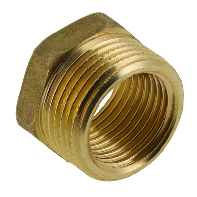 Foto van BONFIX messing draadfitting verloopring 3/8inch x 1/8inch RRp