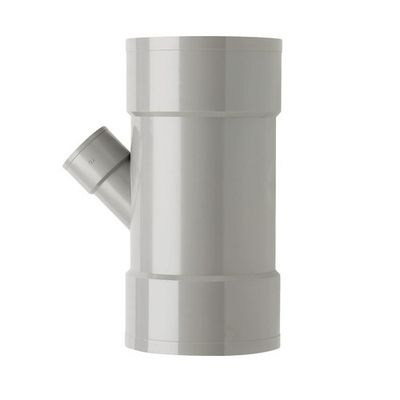 Martens PVC 125mm x 50mm T-stuk 45 graden