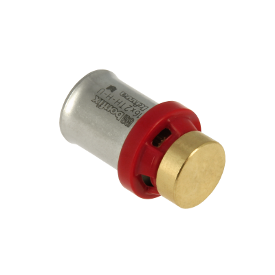 Photo of Bonfix Alu-press brass fitting stop end 16mm F