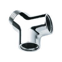 BONFIX messing verchroomd Y-stuk 1/2inch RpRRp