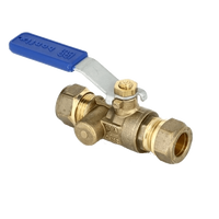 BONFIX messing knel kogelkraan zonder aftap 28mm FF