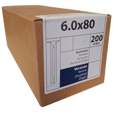 Foto van Spanhulzen 6.0 x 80 - 200 stuks