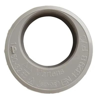 Foto van Martens PVC 32mm x 50mm verloopring inwendig grijs