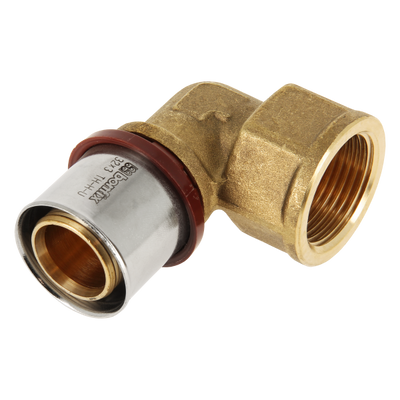 Photo of Bonfix Alu-pers brass press fitting elbow 32mm x 1