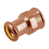 Image of BONFIX press fitting red copper gas female adapter 1 1/4inch x 28mm FRp
