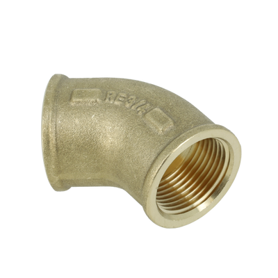 Foto van BONFIX messing draadfitting bocht 45 graden 1/2inch RpRp