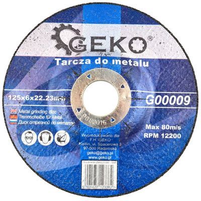 Foto van Afbraamschijf voor metaal 125 x 6,0 x 22,23 mm - 5 stuks
