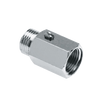 Afbeelding van BONFIX messing verchroomd draadfitting minikogelkraan met schroevendraaier bediening 3/8inch RRp