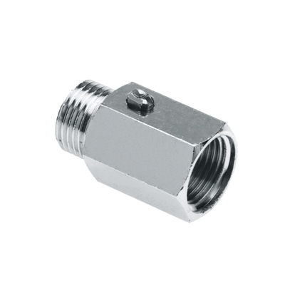 BONFIX messing verchroomd draadfitting minikogelkraan met schroevendraaier bediening 3/8inch RRp Foto van BONFIX messing verchroomd draadfitting minikogelkraan met schroevendraaier bediening 3/8inch RRp