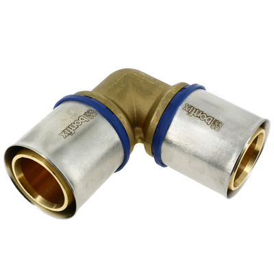 Photo of Bonfix Alu-Press Elbow Fitting 50 x 50 mm Brass (90° Press Fitting)