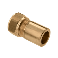 BONFIX messing knelfitting renovatiekoppeling verloop 15mm x 22mm MF