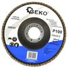 Afbeelding van Geko Aluminium Oxide lamellenschijf 125mm P100 - per stuk