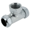 Image of BONFIX C-steel compression fitting Tee 110 - 35mm x 1/2inch x 35mm FRpF