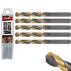 Afbeelding van Tvardy HSS Metaalboor 11.0 mm - Zwart-Goud TiN Gecoate Spiraalboor