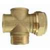 Afbeelding van EnergyBy - Kruiskoppeling knelfitting 22mm x 3/4inch vlak x 1/2inch x 1/2inch