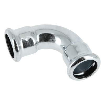 Photo of BONFIX press fitting galvanized steel elbow 90 degrees 54mm FF