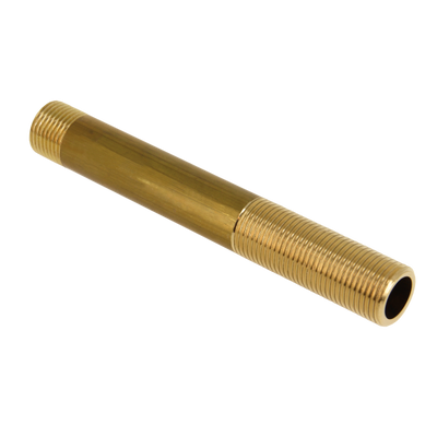 Foto van BONFIX messing draadfitting pijpnippel 1 1/4inch x 100mm RR