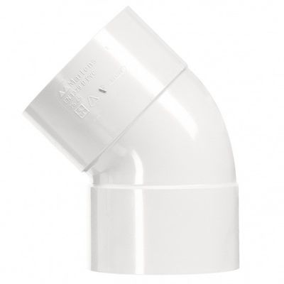 Foto van Martens 40mm PVC bocht 45 graden