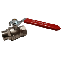 EnergyBy kogelkraan messing buiten x binnendraad 40bar - DN15 (1/2inch)