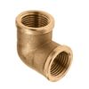 Image of BONFIX brass threaded fitting elbow 90 degrees 3inch RpRp