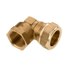Image of BONFIX brass compression fitting elbow internal thread 1 1/4inch x 35mm FRp