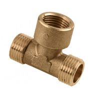BONFIX brass threaded fitting Tee 1/2inch RRpR