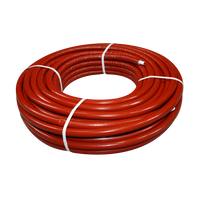 BONFIX Alu-pers - meerlagenbuis 32mm x 3mm met 6mm isolatie rood - rol 25m