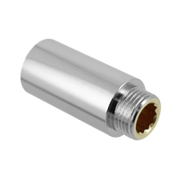 BONFIX messing verchroomd draadfitting kraanverlengstuk 1/2inch x 70mm RRp